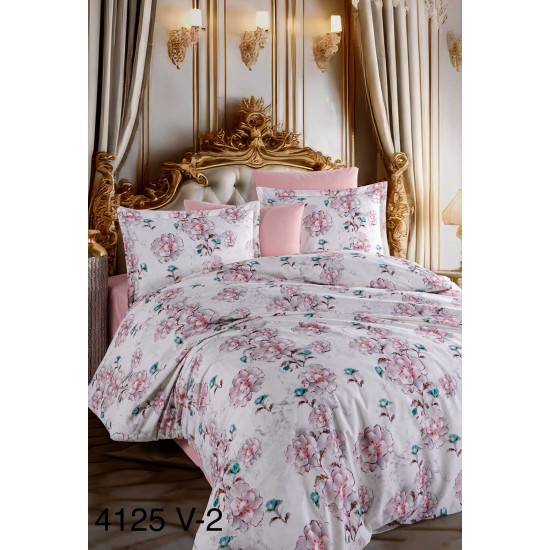 4125 V  	Pigment Baskı Dijital Nevresim Takımı