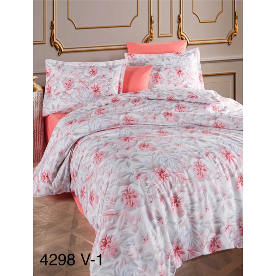 4298 V 1   	Pigment Baskı Dijital Nevresim Takımı