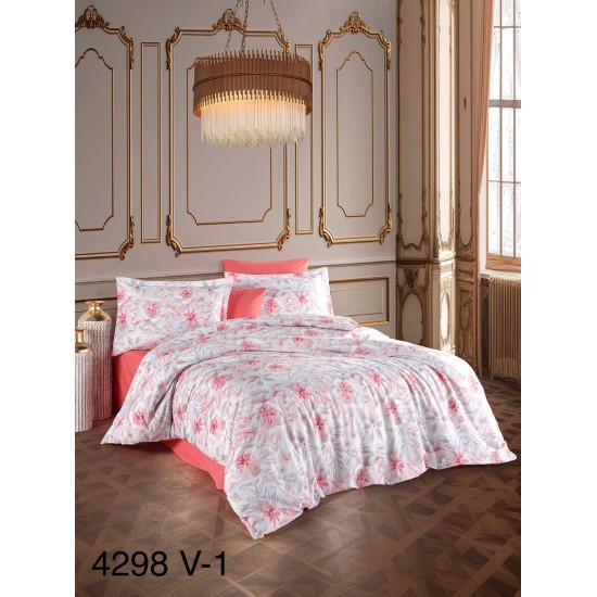 4298 V 1  	Pigment Baskı Dijital Nevresim Takımı