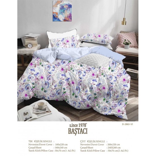 2863 V 1 Pigment Baskı Dijital Nevresim Kumaş