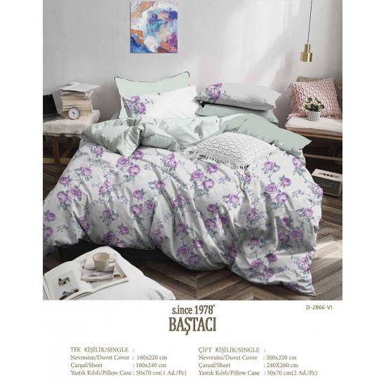 2866 V 1 Pigment Baskı Dijital Nevresim Kumaş