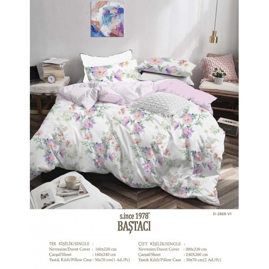 2869 V 1 Pigment Baskı Dijital Nevresim Kumaş