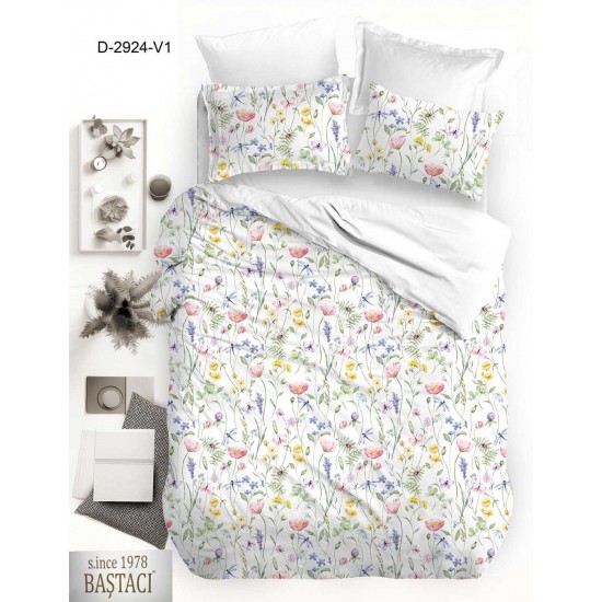 2924 V1 Pigment Baskı Dijital Nevresim Kumaş