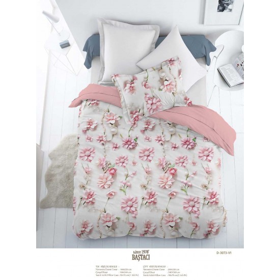 3073 V 1 Pigment Baskı Dijital Nevresim Kumaş