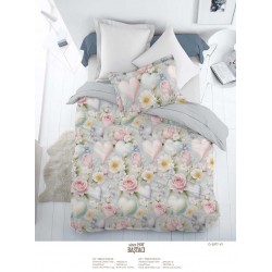 3077 V 1 Pigment Baskı Dijital Nevresim Kumaş