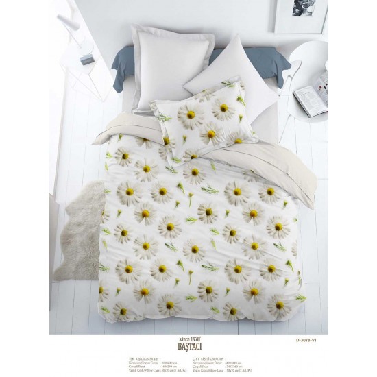 3078 V 1 Pigment Baskı Dijital Nevresim Kumaş