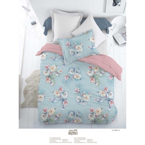 3086 V 1 Pigment Baskı Dijital Nevresim Kumaş