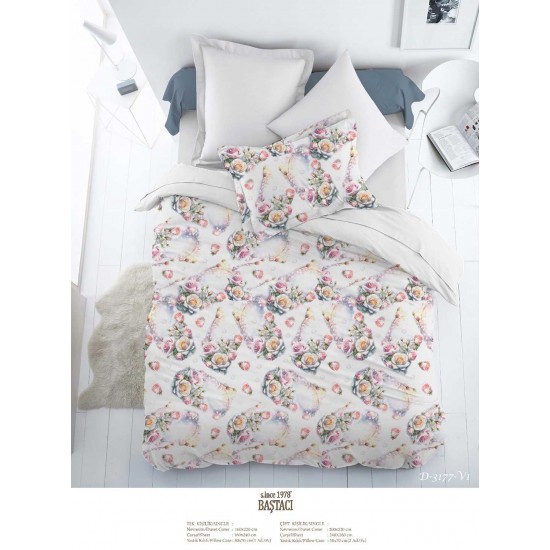 3177 V 1 Pigment Baskı Dijital Nevresim Kumaş