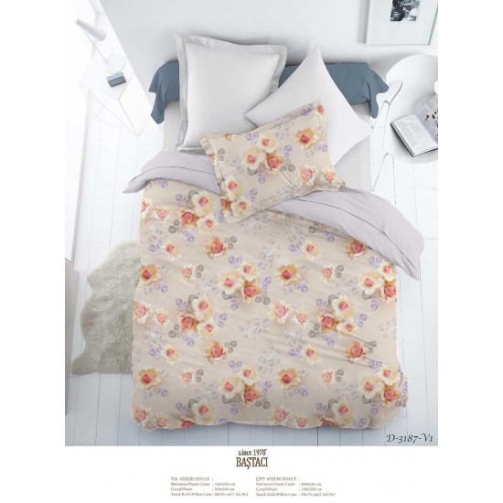 3187 V 1 Pigment Baskı Dijital Nevresim Kumaş