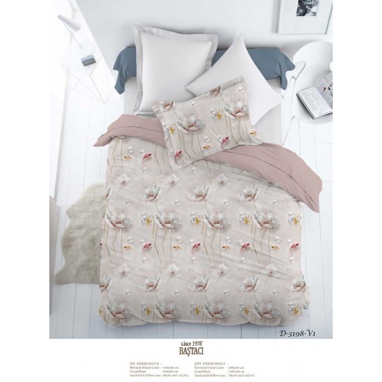 3198 V 1 Pigment Baskı Dijital Nevresim Kumaş