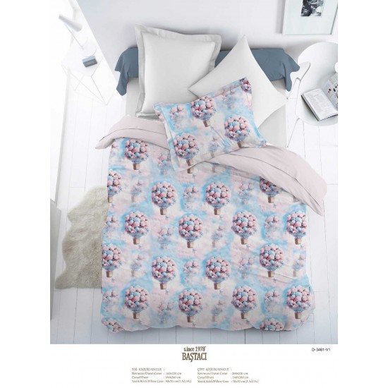 3481 V 1 Pigment Baskı Dijital Nevresim Kumaş