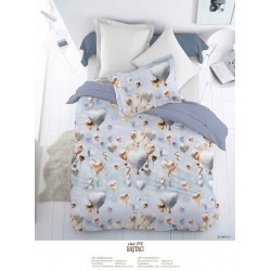 3483 V 1 Pigment Baskı Dijital Nevresim Kumaş