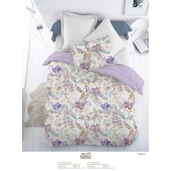 3487 V 1 Pigment Baskı Dijital Nevresim Kumaş