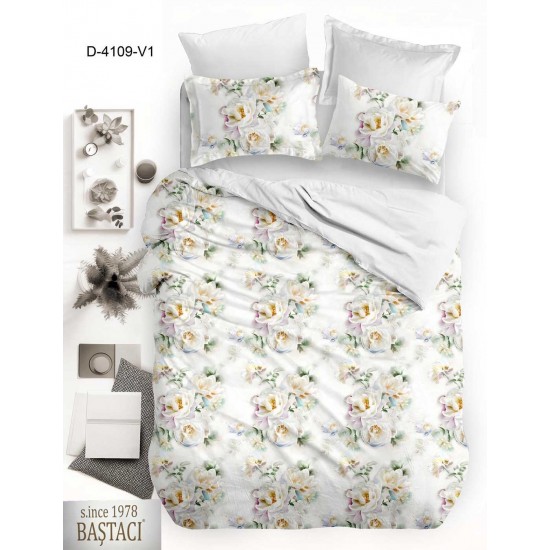 4109 V1 Pigment Baskı Dijital Nevresim Kumaş