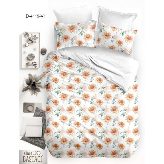 4119 V1 Pigment Baskı Dijital Nevresim Kumaş