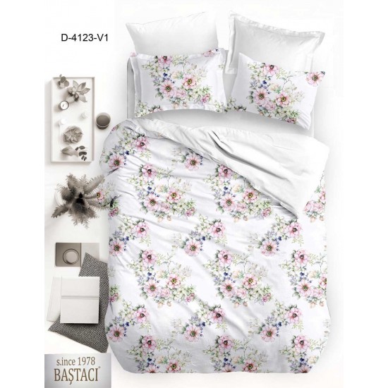 4123 V1 Pigment Baskı Dijital Nevresim Kumaş