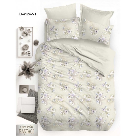 4124 V 1 Pigment Baskı Dijital Nevresim Kumaş