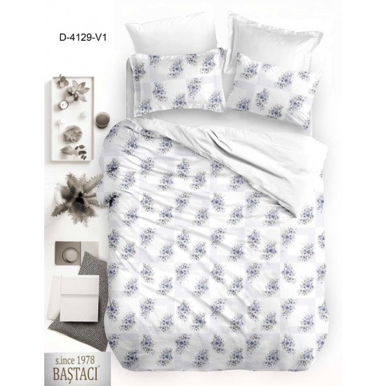 4129 V1 Pigment Baskı Dijital Nevresim Kumaş