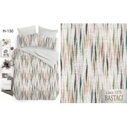 H-130 Reaktif Baskı Koyu Dijital Nevresim Kumaş 