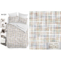 H-131 Reaktif Baskı Koyu Dijital Nevresim Kumaş 