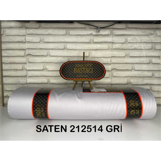 212514 Saten Kumaş Gri